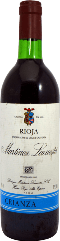 16,95 € Free Shipping | Red wine Martínez Lacuesta Collector's Specimen Aged D.O.Ca. Rioja The Rioja Spain Bottle 75 cl