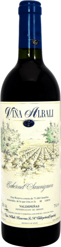 13,95 € Free Shipping | Red Wine Félix Solís Viña Albali D.O. Valdepeñas Castilla la Mancha Spain Cabernet Sauvignon 75 cl Collector's Item Not for Consumption