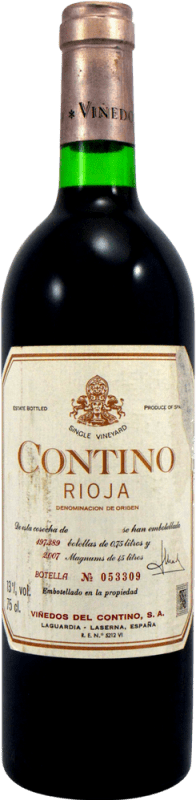66,95 € Бесплатная доставка | Красное вино Viñedos del Contino Коллекционный образец Резерв 1985 D.O.Ca. Rioja Ла-Риоха Испания бутылка 75 cl
