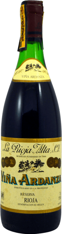 57,95 € Envoi gratuit | Vin Rouge Rioja Alta Viña Ardanza Réserve 1985 D.O.Ca. Rioja La Rioja Espagne Bouteille 75 cl Objet de Collection Non Destinée à la Consommation