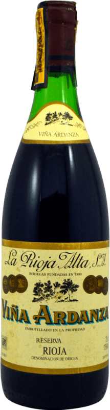 55,95 € Spedizione Gratuita | Vino rosso Rioja Alta Viña Ardanza Esemplare da Collezione Riserva 1985 D.O.Ca. Rioja La Rioja Spagna Bottiglia 75 cl