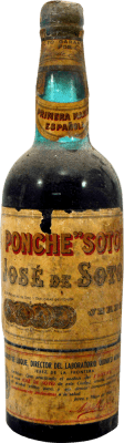 86,95 € Spedizione Gratuita | Liquori José de Soto Ponche Esemplare da Collezione anni '30 Spagna Bottiglia 75 cl