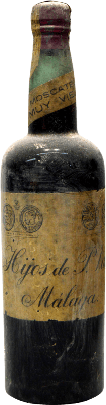 55,95 € Kostenloser Versand | Süßer Wein Hijos de P. Valls Sammlerexemplar aus den 1940er Jahren Spanien Muskateller Flasche 75 cl