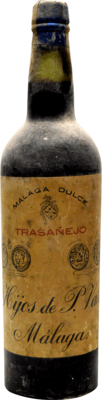 57,95 € Envio grátis | Vinho doce Hijos de P. Valls Málaga Espécime de Colecionador década de 1940 Espanha Garrafa 75 cl