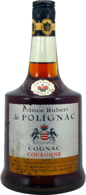 Cognac Conhaque Prince Hubert de Polignac Espécime de Colecionador década de 1970 70 cl