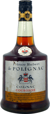 137,95 € Free Shipping | Cognac Prince Hubert de Polignac Collector's Specimen 1970's A.O.C. Cognac France Bottle 70 cl