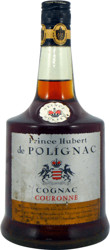 109,95 € Envio grátis | Cognac Conhaque Prince Hubert de Polignac Espécime de Colecionador década de 1970 A.O.C. Cognac França Garrafa 70 cl