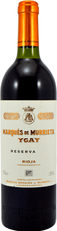 143,95 € Envoi gratuit | Vin Rouge Marqués de Murrieta Ygay Réserve D.O.Ca. Rioja La Rioja Espagne Tempranillo, Garnacha — Grenache, Mazuelo Bouteille 75 cl Objet de Collection Non Destinée à la Consommation