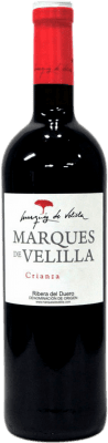9,95 € Бесплатная доставка | Красное вино Grandes Bodegas Marqués de Velilla старения D.O. Ribera del Duero Кастилия-Леон Испания Tempranillo бутылка 75 cl