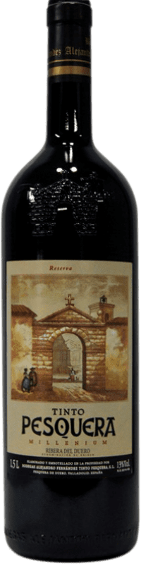 234,95 € Kostenloser Versand | Rotwein Pesquera Milenium 1996 D.O. Ribera del Duero Kastilien und León Spanien Tempranillo Magnumflasche 1,5 L