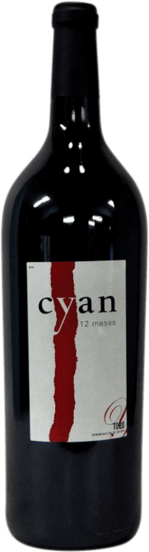 33,95 € Free Shipping | Red wine Cyan Aged D.O. Toro Castilla y León Spain Tinta de Toro Magnum Bottle 1,5 L