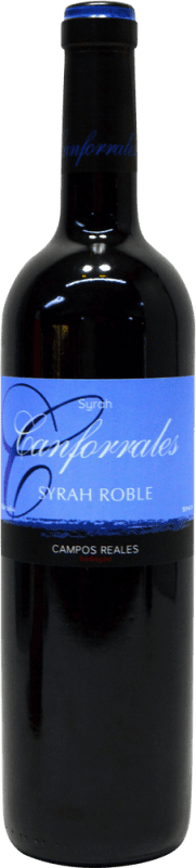 5,95 € Free Shipping | Red wine Campos Reales Canforrales Oak D.O. La Mancha Castilla la Mancha Spain Syrah Bottle 75 cl