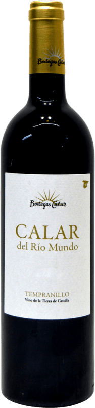 10,95 € Free Shipping | Red wine Calar Río Mundo I.G.P. Vino de la Tierra de Castilla Castilla la Mancha Spain Tempranillo Bottle 70 cl
