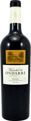 18,95 € Kostenloser Versand | Rotwein Ondarre Varietal D.O.Ca. Rioja La Rioja Spanien Mazuelo Flasche 75 cl