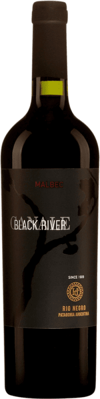 12,95 € Free Shipping | Red wine Humberto Canale Estate Black River I.G. Patagonia Patagonia Argentina Malbec Bottle 75 cl