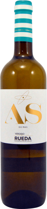 9,95 € Spedizione Gratuita | Vino bianco Argenta Sánchez As de Mas D.O. Rueda Castilla y León Spagna Verdejo Bottiglia 75 cl