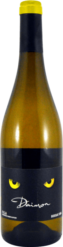 7,95 € Kostenloser Versand | Weißwein Tobía Daimon Blanco Fermentado en Barrica D.O.Ca. Rioja La Rioja Spanien Viura, Malvasía, Tempranillo Weiß, Sauvignon Weiß Flasche 75 cl