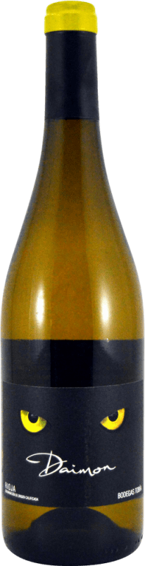 46,95 € Free Shipping | White wine Tobía Daimon Blanco Fermentado en Barrica D.O.Ca. Rioja The Rioja Spain Viura, Malvasía, Tempranillo White, Sauvignon White Bottle 75 cl