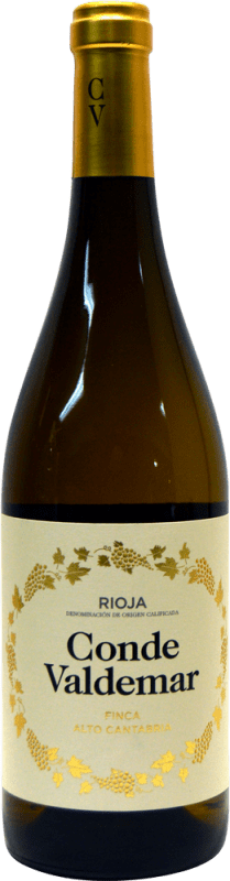 11,95 € Free Shipping | White wine Valdemar Conde de Valdemar Fermentado en Barrica D.O.Ca. Rioja The Rioja Spain Viura, Malvasía Bottle 75 cl