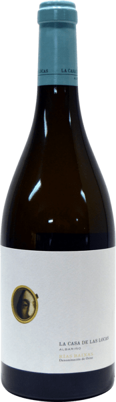 8,95 € Envio grátis | Vinho branco Siete Pasos La Casa de las Locas D.O. Rías Baixas Galiza Espanha Albariño Garrafa 75 cl