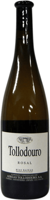 8,95 € Spedizione Gratuita | Vino bianco Tollodouro Rosal D.O. Rías Baixas Galizia Spagna Loureiro, Treixadura, Albariño Bottiglia 75 cl