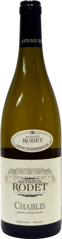 17,95 € Envío gratis | Vino blanco Antonin Rodet A.O.C. Chablis Francia Botella 75 cl