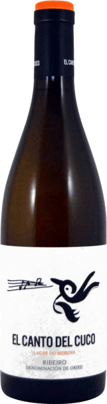 10,95 € 免费送货 | 白酒 Lagar do Merens El Canto del Cuco D.O. Ribeiro 加利西亚 西班牙 Torrontés, Godello, Loureiro, Treixadura 瓶子 75 cl