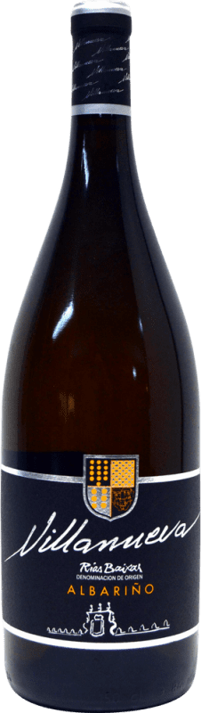 13,95 € Бесплатная доставка | Белое вино Pazo as Barreiras Villanueva D.O. Rías Baixas Галисия Испания Albariño бутылка Магнум 1,5 L
