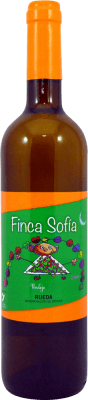 8,95 € Spedizione Gratuita | Vino bianco Finca Sofía D.O. Rueda Castilla y León Spagna Verdejo Bottiglia 75 cl