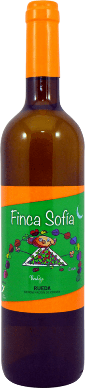 5,95 € Spedizione Gratuita | Vino Bianco Finca Sofía D.O. Rueda Castilla y León Spagna Verdejo 75 cl