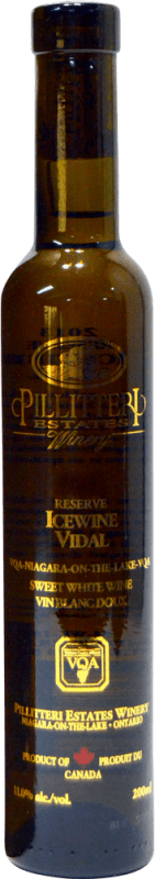 43,95 € 送料無料 | 白ワイン Pillitteri Icewine カナダ 小型ボトル 20 cl