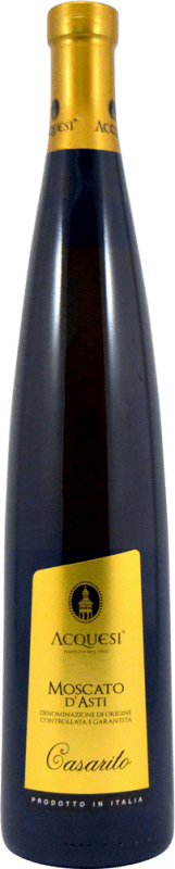 10,95 € Spedizione Gratuita | Vino bianco Acqui Termi Casarito D.O.C.G. Moscato d'Asti Italia Moscato Bianco Bottiglia 75 cl