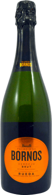 10,95 € 免费送货 | 白起泡酒 Palacio de Bornos 香槟 D.O. Rueda 卡斯蒂利亚莱昂 西班牙 Verdejo 瓶子 75 cl