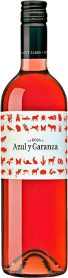 8,95 € Envio grátis | Vinho Rosé Azul y Garanza Rosa D.O. Navarra Navarra Espanha Tempranillo, Garnacha — Grenache 75 cl
