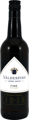 9,95 € Kostenloser Versand | Verstärkter Wein Valdespino Trocken D.O. Jerez-Xérès-Sherry Andalusien Spanien Flasche 75 cl