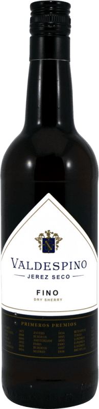 9,95 € 免费送货 | 强化酒 Valdespino 干 D.O. Jerez-Xérès-Sherry 安达卢西亚 西班牙 瓶子 75 cl