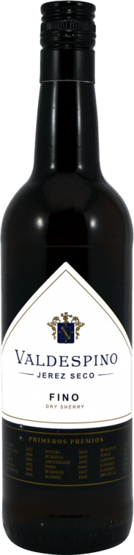 9,95 € 免费送货 | 加强葡萄酒 Valdespino Seco — 干型 D.O. Jerez-Xérès-Sherry 安达卢西亚 西班牙 瓶装 75 cl