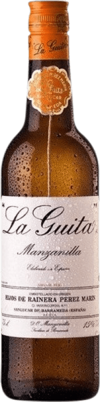 7,95 € Envoi gratuit | Vin Fortifié Hijos de Rainera Pérez Marín La Guita D.O. Manzanilla-Sanlúcar de Barrameda Andalousie Espagne Demi-Bouteille 37 cl