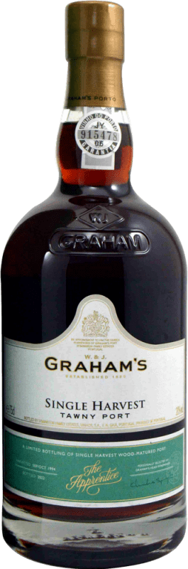 189,95 € 免费送货 | 强化酒 Graham's Single Harvest Tawny 1994 I.G. Porto 波尔图 葡萄牙 瓶子 75 cl