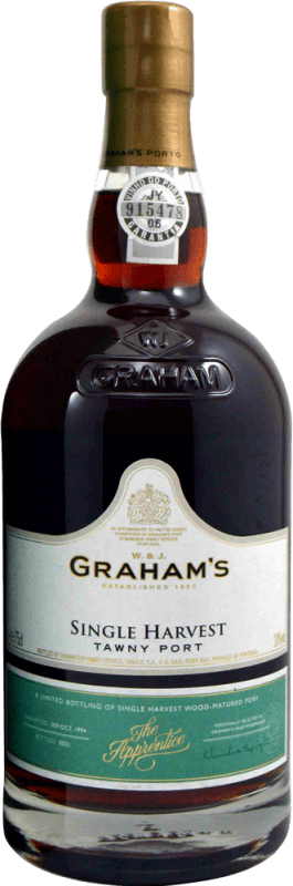 198,95 € Бесплатная доставка | Крепленое вино Graham's Single Harvest Tawny 1994 I.G. Porto порто Португалия бутылка 75 cl