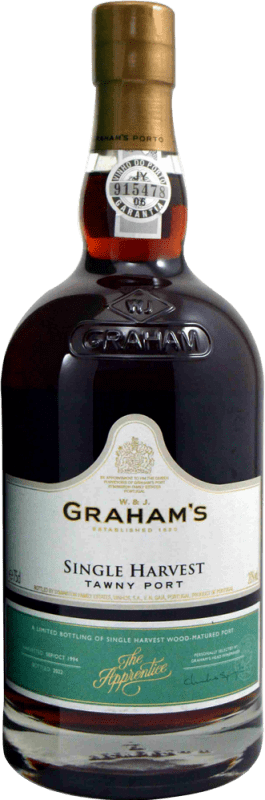 198,95 € Envío gratis | Vino Generoso Fortificado Graham's Single Harvest Tawny 1994 I.G. Porto Oporto Portugal Botella 75 cl