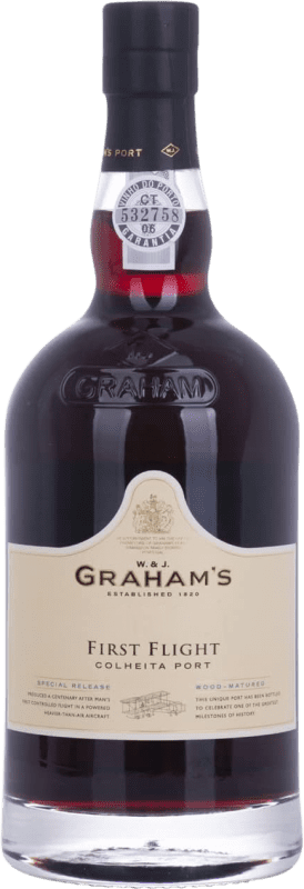 56,95 € Envio grátis | Vinho Generoso Fortificado Graham's First Flight Colheita I.G. Porto Porto Portugal 75 cl