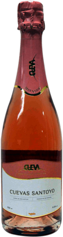 7,95 € Kostenloser Versand | Rosé Sekt Viñedos y Reservas Cuevas Santoyo Rosado Spanien Flasche 75 cl