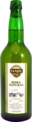 3,95 € Kostenloser Versand | Cidre Casería San Juan Fanjul Natural Spanien Flasche 75 cl