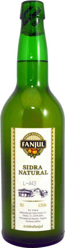 3,95 € Free Shipping | Cider Casería San Juan Fanjul Natural Spain Bottle 75 cl