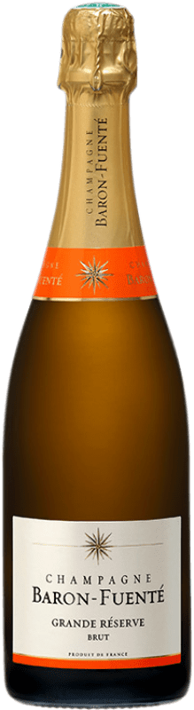 52,95 € 免费送货 | 白起泡酒 Baron-Fuenté 大储备 A.O.C. Champagne 香槟酒 法国 Pinot Black, Chardonnay, Pinot Meunier 瓶子 75 cl