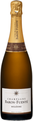 59,95 € 免费送货 | 白起泡酒 Baron-Fuenté Millésimé 香槟 A.O.C. Champagne 香槟酒 法国 Pinot Black, Chardonnay, Pinot Meunier 瓶子 75 cl