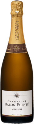 59,95 € 送料無料 | 白スパークリングワイン Baron-Fuenté Millésimé Brut A.O.C. Champagne シャンパン フランス Pinot Black, Chardonnay, Pinot Meunier ボトル 75 cl