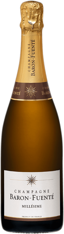 62,95 € Envoi gratuit | Vin Mousseux Blanc Baron-Fuenté Brut Millésimé A.O.C. Champagne Champagne France Pinot Noir, Chardonnay, Pinot Meunier Bouteille 75 cl