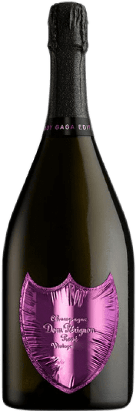603,95 € 免费送货 | 玫瑰气泡酒 Moët & Chandon Dom Pérignon Rosé Lady Gaga Edition A.O.C. Champagne 香槟酒 法国 Pinot Black, Chardonnay 瓶子 75 cl